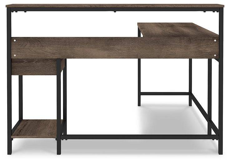 Arlenbry Home Office L-Desk with Storage - Affordable Home Luxury