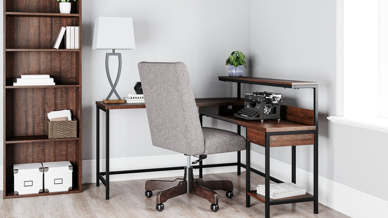 Camiburg Home Office L-Desk with Storage - Affordable Home Luxury