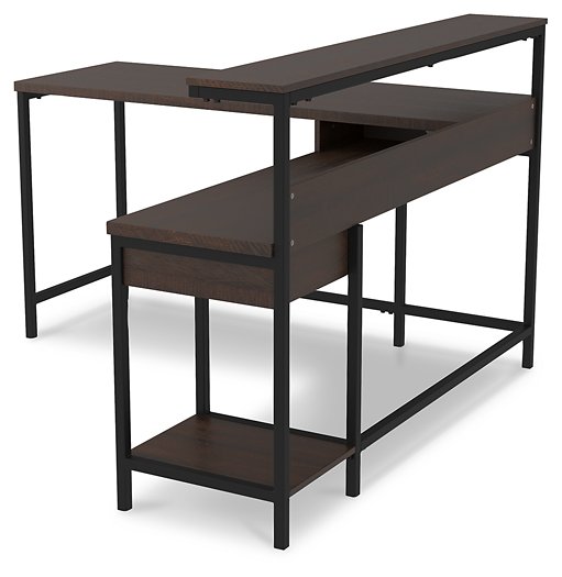 Camiburg Home Office L-Desk with Storage - Affordable Home Luxury