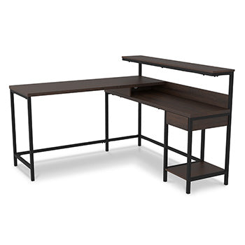 Camiburg Home Office L-Desk with Storage - Affordable Home Luxury