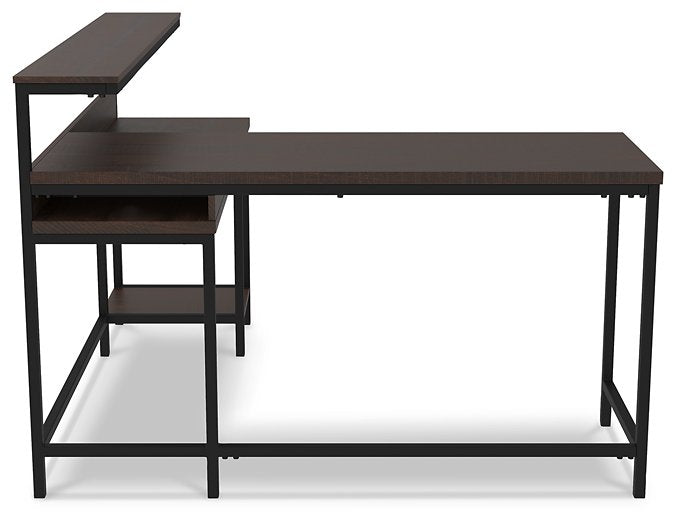 Camiburg Home Office L-Desk with Storage - Affordable Home Luxury