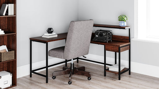 Camiburg Home Office L-Desk with Storage - Affordable Home Luxury