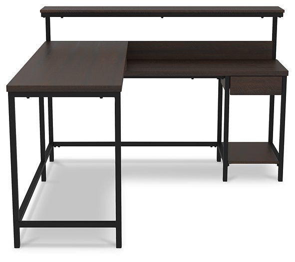 Camiburg Home Office L-Desk with Storage - Affordable Home Luxury