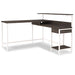 Dorrinson Home Office L-Desk with Storage - Affordable Home Luxury