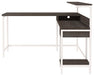 Dorrinson Home Office L-Desk with Storage - Affordable Home Luxury