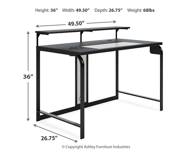 Lynxtyn 48" Home Office Desk - Affordable Home Luxury