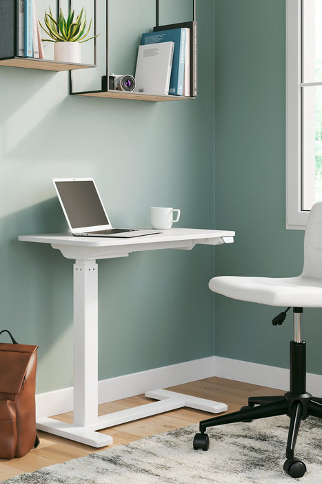 Lynxtyn Adjustable Height Home Office Side Desk - Affordable Home Luxury