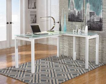 Baraga Home Office L-Desk - Affordable Home Luxury