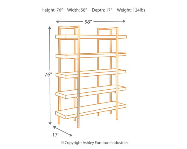 Starmore 76" Bookcase - Affordable Home Luxury