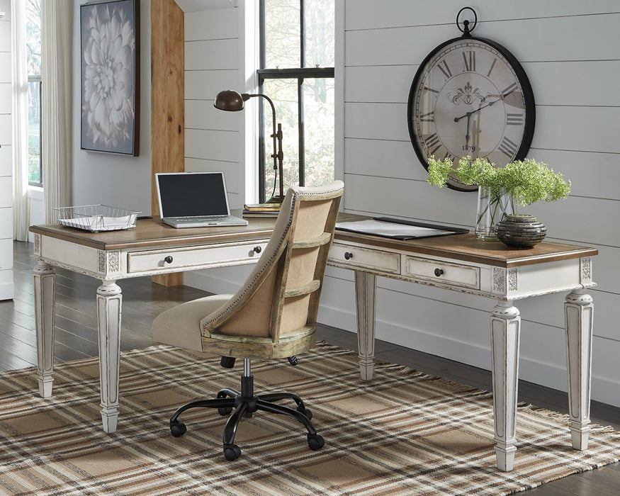 Realyn 2-Piece Home Office Desk - Affordable Home Luxury