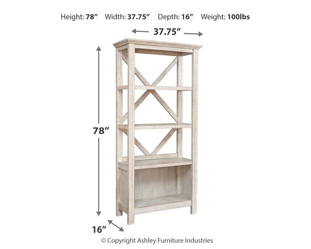 Carynhurst 75" Bookcase - Affordable Home Luxury