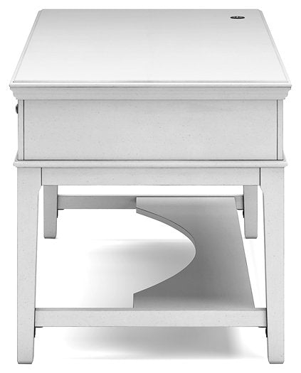 Kanwyn Home Office Storage Leg Desk - Affordable Home Luxury