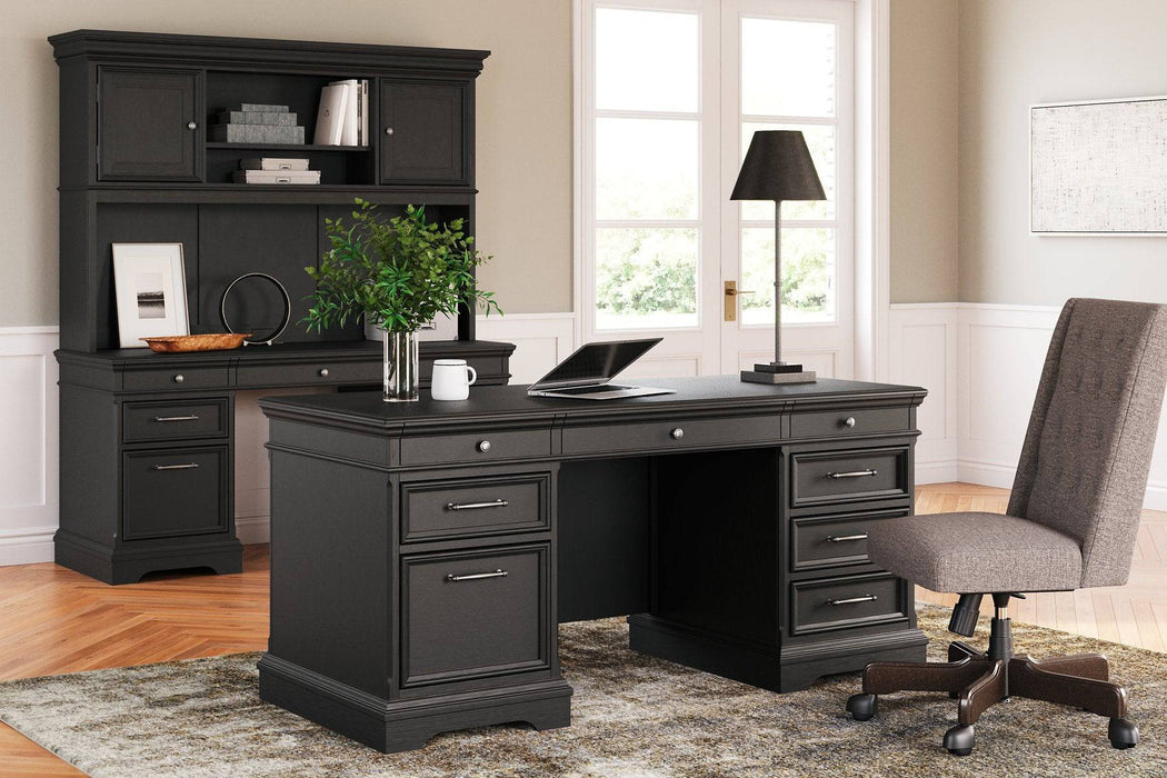 Beckincreek Home Office Credenza with Hutch - Affordable Home Luxury