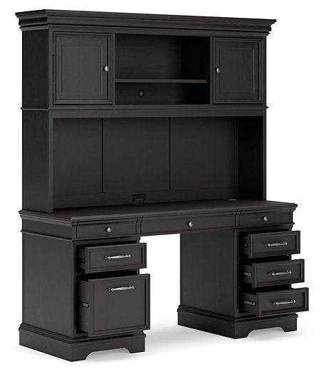 Beckincreek Home Office Credenza with Hutch - Affordable Home Luxury