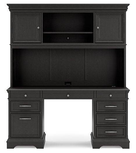 Beckincreek Home Office Credenza with Hutch - Affordable Home Luxury