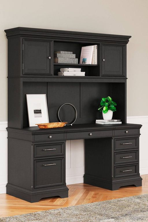 Beckincreek Home Office Credenza with Hutch - Affordable Home Luxury