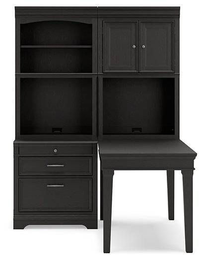 Beckincreek Home Office Bookcase Desk - Affordable Home Luxury