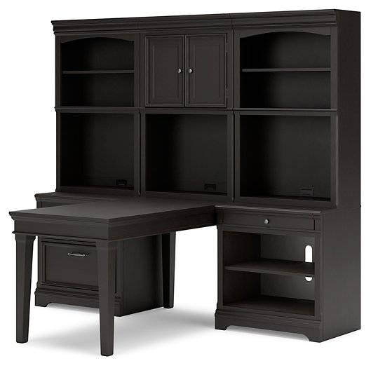 Beckincreek Home Office Bookcase Desk - Affordable Home Luxury