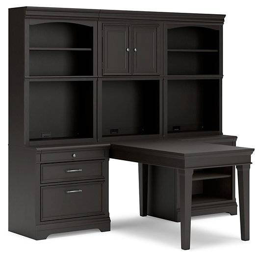 Beckincreek Home Office Bookcase Desk - Affordable Home Luxury