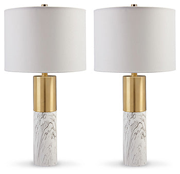 Samney Table Lamp (Set of 2) - Affordable Home Luxury