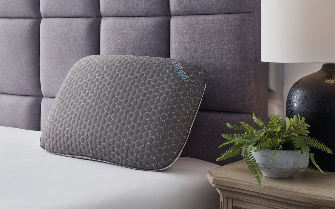 Zephyr 2.0 Graphene Contour Pillow - Affordable Home Luxury