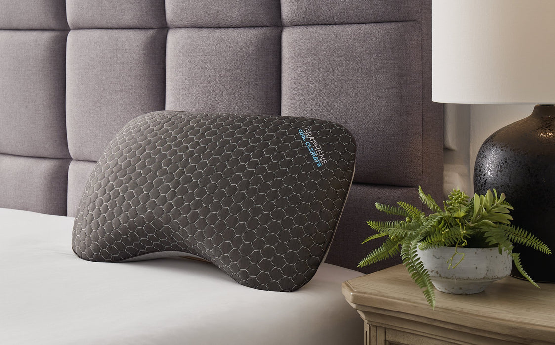 Zephyr 2.0 Graphene Curve Pillow (6/Case) - Affordable Home Luxury