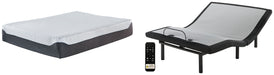 12 Inch Chime Elite Adjustable Base with Mattress - Affordable Home Luxury