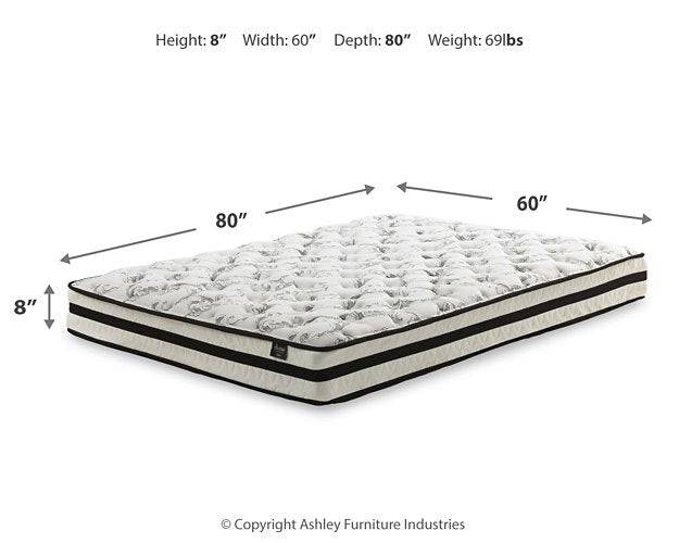 8 Inch Chime Innerspring Mattress Set - Affordable Home Luxury