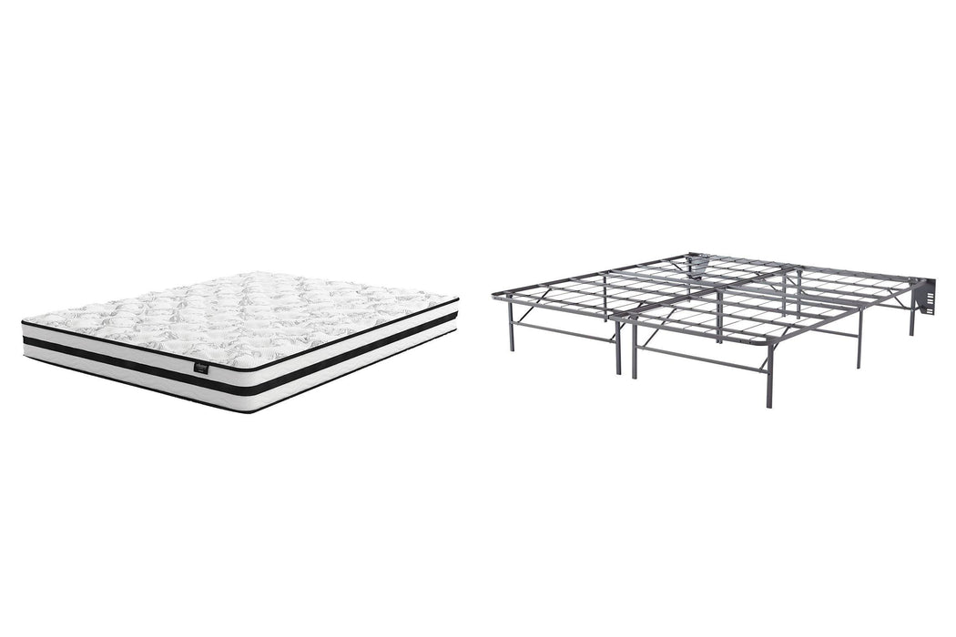 8 Inch Chime Innerspring Mattress Set - Affordable Home Luxury