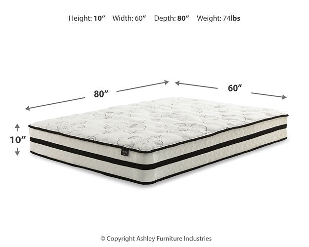 Chime 10 Inch Hybrid Mattress Set - Affordable Home Luxury