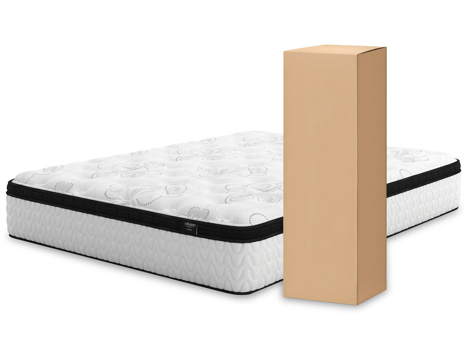 Chime 12 Inch Hybrid 2-Piece Mattress Set - Affordable Home Luxury