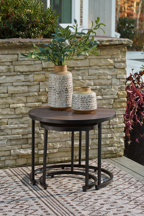 Ayla Outdoor Nesting End Tables (Set of 2) - Affordable Home Luxury