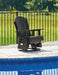 Hyland wave Outdoor Swivel Glider Chair - Affordable Home Luxury