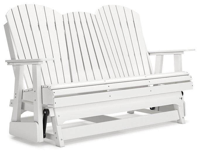 Hyland wave Outdoor Glider Loveseat - Affordable Home Luxury