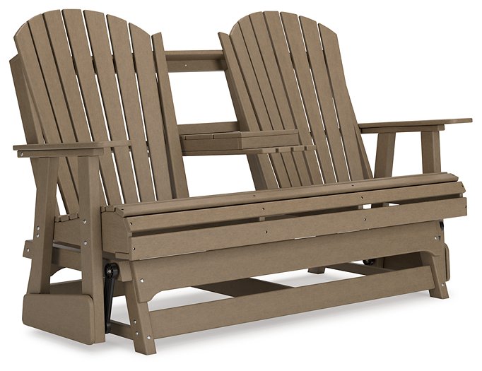 Hyland wave Outdoor Glider Loveseat - Affordable Home Luxury