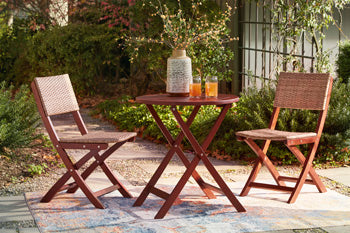 Safari Peak Outdoor Table and Chairs (Set of 3) - Affordable Home Luxury