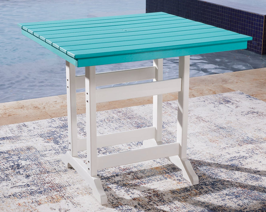 Eisely Outdoor Counter Height Dining Table - Affordable Home Luxury