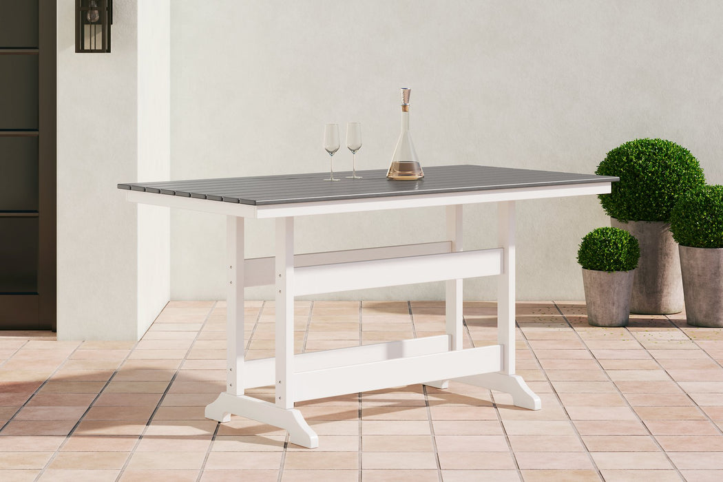 Transville Outdoor Counter Height Dining Table - Affordable Home Luxury