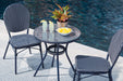 Odyssey Blue Outdoor Table and Chairs (Set of 3) - Affordable Home Luxury