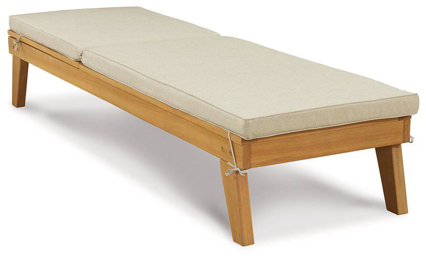 Byron Bay Chaise Lounge with Cushion - Affordable Home Luxury