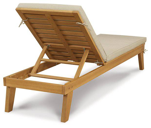 Byron Bay Chaise Lounge with Cushion - Affordable Home Luxury