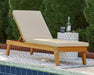 Byron Bay Chaise Lounge with Cushion - Affordable Home Luxury