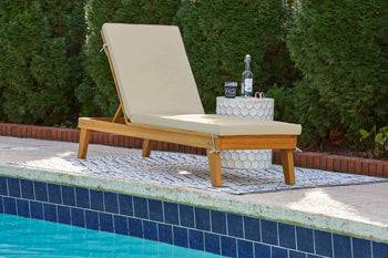 Byron Bay Chaise Lounge with Cushion - Affordable Home Luxury