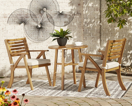 Vallerie 3-Piece Outdoor Dining Set - Affordable Home Luxury