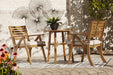 Vallerie 3-Piece Outdoor Dining Set - Affordable Home Luxury