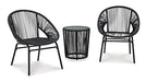 Mandarin Cape Outdoor Table and Chairs (Set of 3) - Affordable Home Luxury