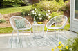 Mandarin Cape Outdoor Table and Chairs (Set of 3) - Affordable Home Luxury