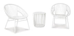 Mandarin Cape Outdoor Table and Chairs (Set of 3) - Affordable Home Luxury