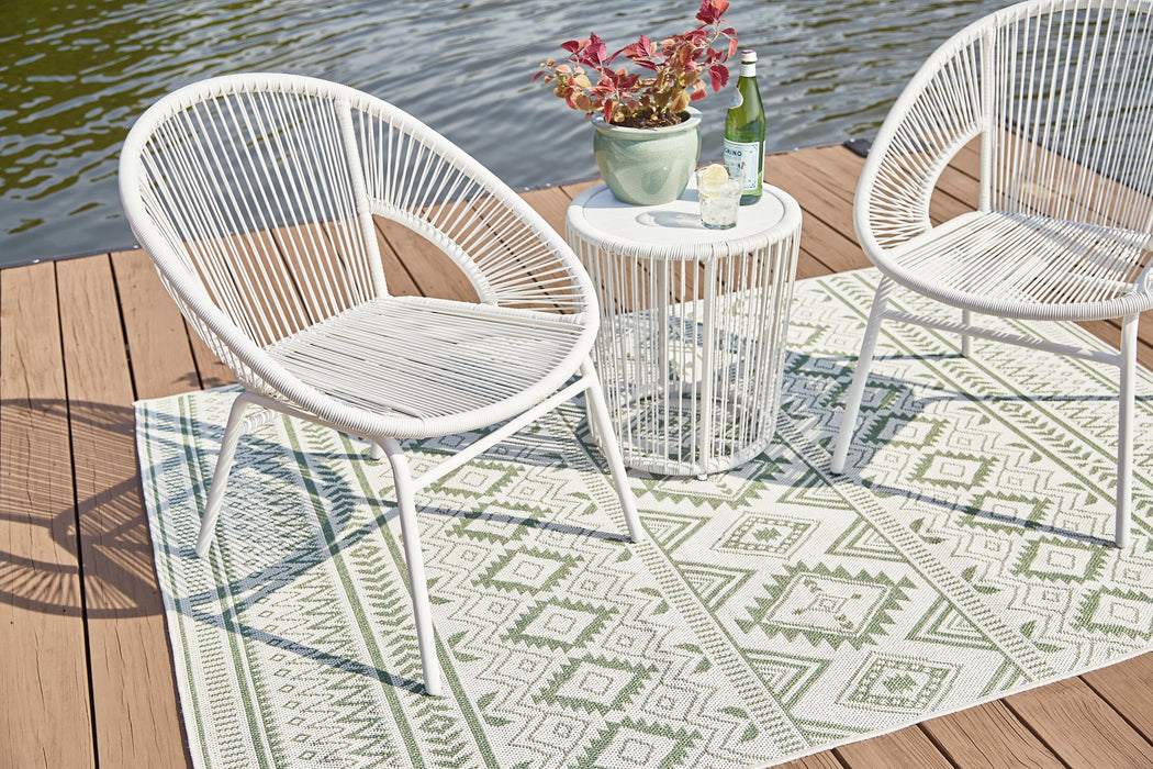 Mandarin Cape Outdoor Table and Chairs (Set of 3) - Affordable Home Luxury