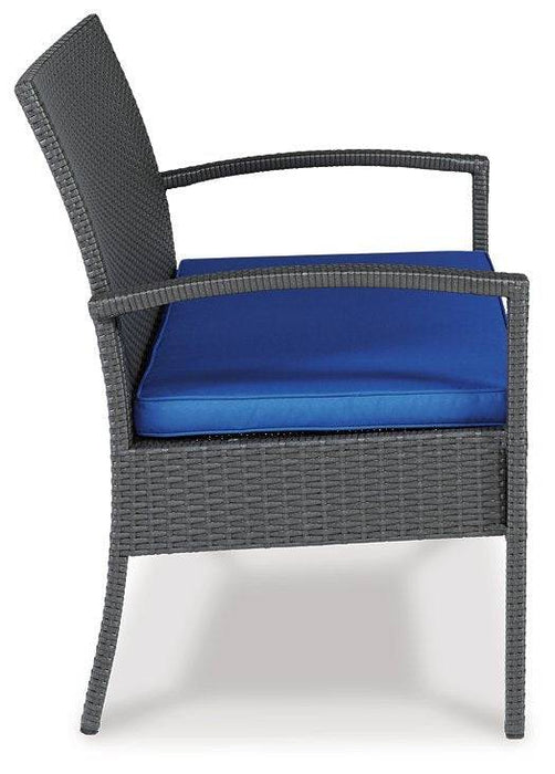 Alina Outdoor Love/Chairs/Table Set (Set of 4) - Affordable Home Luxury